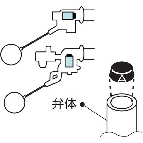 【メーカー在庫あり】 PP141S13 SANEI(株) SANEI ボールタップ弁パッキン PP14-1S-...