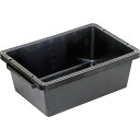【メーカー在庫あり】 PSB40BK トラスコ中山(株) TRUSCO トラ舟40Lブラック(角型・再生原料使用) PSB40-BK HD店