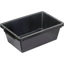 【メーカー在庫あり】 PSB60BK トラスコ中山(株) TRUSCO トラ舟60Lブラック(角型・再生原料使用) PSB60-BK HD店