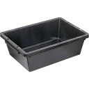 【メーカー在庫あり】 PSB80BK トラスコ中山(株) TRUSCO トラ舟80Lブラック(角型・再生原料使用) PSB80-BK HD店