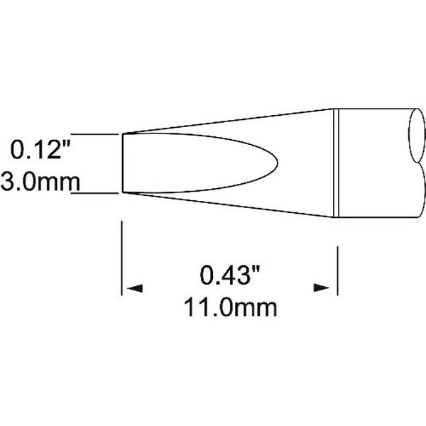・MFRシリーズ用チップカートリッジです。・ヒーター温度421℃　D型　3.0mm x 11mm・生産国 アメリカ・質量 6g・コード：147-5452 ・品目：SFPCH30SFP-CH30楽天 HD店
