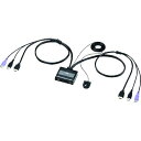 【メーカー在庫あり】 SWKVM2WHU サンワサプライ(株) SANWA HDMI対応手元スイッチ付きパソコン自動切替器(2:1) SW-KVM2WHU HD...