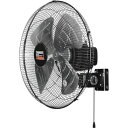 【メーカー在庫あり】 TFBA45WBK トラスコ中山(株) TRUSCO 全閉式工場扇 ジェネラルファン 壁掛けタイプ アルミハネ ブラック TFBA-45W...