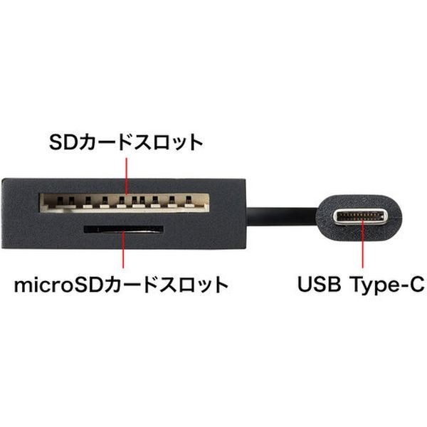 【メーカー在庫あり】 USB3TCHC16BK サンワサプライ(株) SANWA USB Type Cコンボハブ カードリーダー付き USB-3TCHC16BK HD店