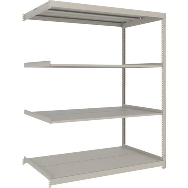 【メーカー在庫あり】 スチールラック 薄型ラック(耐荷重100Kg)1800×875×H1800 4段連結 ネオグレー ネ..