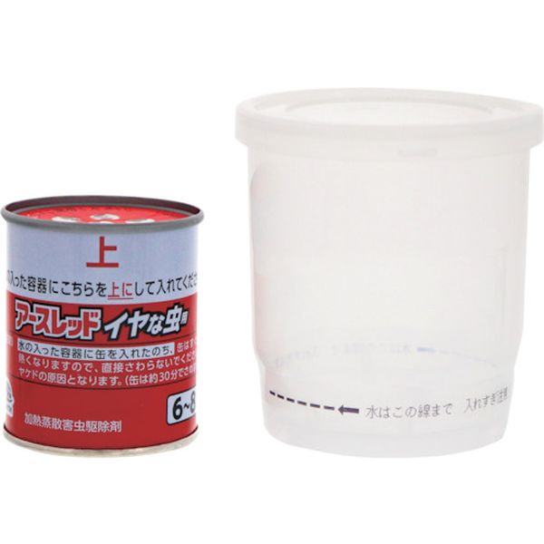 ・薬剤粒子がお部屋中に広がって害虫をまるごと駆除します。・しっかり駆除したい方におすすめです。・ミクロの薬剤粒子がすみずみまで拡散し、お部屋に潜む害虫をまるごと駆除します。・医薬品アースレッドで実績のある有効成分を配合しています。・火災報知器カバー付きです。・水を使う加熱蒸散システムで、お部屋を汚さず、いやなニオイも残りません。・使用後の刺激が少なく、初めてくん煙剤を使う方や小さなお子様のいるご家庭にもおすすめです。・不快害虫の駆除に。・ムカデ、クモ、セアカゴケグモ、クロアリ、アカアリ、アカカミアリ、イエヒメアリ、ヒアリ、アルゼンチンアリ、トビイロシワアリ、オオズアリ、トビイロケアリ、羽アリ、チャタテムシ、シバンムシ、カツオブシムシ、ヒメマルカツオブシムシ、ユスリカ、ヤスデ、ゲジゲジ、ワラジムシ、ガ、ハチ、ショウジョウバエ、チョウバエに。・キクイムシ、シロアリ、コナナガシンクイ、ゴミムシダマシ、カミキリムシ、ハサミムシ、ケムシ、アオムシ、シンクイムシ、コイガ、イガ、ヨコバイ、タカラダニ、コバエ、ウンカ、ハネカクシに。・容量(g)：10・効果範囲：6〜8畳・使用薬剤：ペルメトリン(ピレスロイド系)、メトキサジアゾン(オキサジアゾール系)・人体に使用しないでください。・薬剤を吸い込まないように注意してください。・万一吸い込んだ場合、咳き込み、のど痛、頭痛、気分不快等を生じることがあります。・特にアレルギー症状やかぶれなどを起こしやすい体質の人、病人、妊婦、子供は薬剤を吸い込んだり、触れたりしないでください。・退出後、必ず2時間以上経過してから入室してください。・生産国 日本・JANコード 4901080422118・質量 155g・コード：405-3801 ・品目：422118422118楽天 HD店