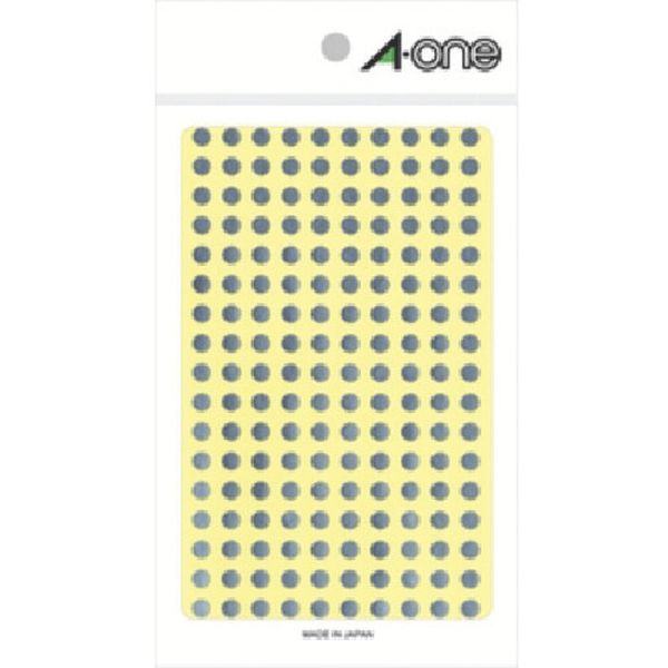 ・豊富なカラーで識別に便利な丸型のラベルです。・グラフや分布図の作成に・在庫管理などの色分け表示に・色：銀・面付：10列×18段(180片)・1パック内：1080片・シートサイズ：90×150mm・ラベルサイズ直径(mm)：5・厚さ(mm)：0.09・ラベル厚さ：0.09mm・シートサイズ：150×90mm・アルミ箔紙・生産国 日本・JANコード 4906186070720・質量 18g・コード：806-6591 ・品目：0707207072楽天 HD店