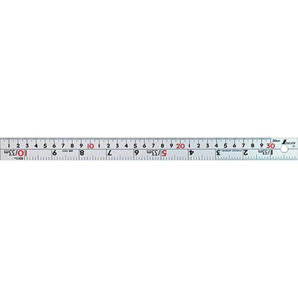 樂天商城 - 【メーカー在庫あり】 シンワ測定(株) シンワ 直尺シルバー300mm併用目盛W左基点 13203 HD店