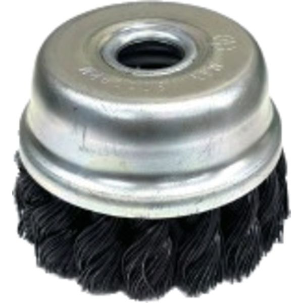 【メーカー在庫あり】 CHT0906 カップブラシ エアー工具用 カップ型 90x16x25x80 HSW-0.5(ねじりワイヤ..