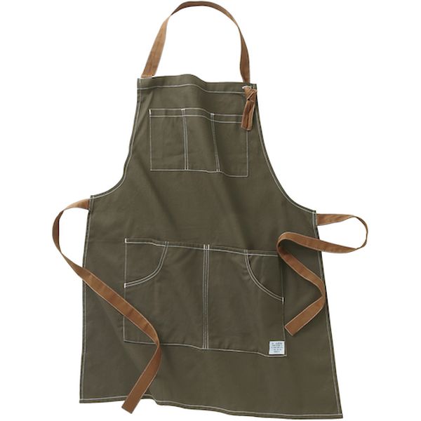 【メーカー在庫あり】 DG90281F クロダルマ(株) クロダルマ エプロン ダークグリーン フリーサイズ DG902-81-F HD店(4.0)