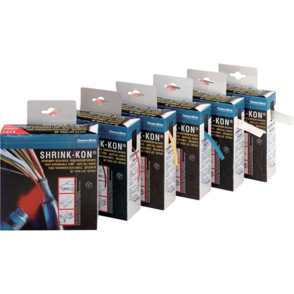 【メーカー在庫あり】 HSB2501 ABB(株) シュリンクコン 熱収縮チューブ 一般用カラーボックスタイプ 茶..