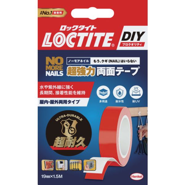 【メーカー在庫あり】 NMNT01 ヘンケルジャパン(株) LOCTITE ノー・モア・ネイル 超強力両面テープ NMN-T01 HD店