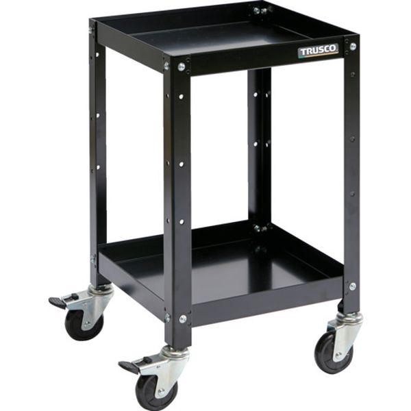 【メーカー在庫あり】 RBW642BK トラスコ中山(株) TRUSCO ツールワゴン ラビットワゴン 400×350 ゴム車輪 ブラック RBW-642 BK HD店
