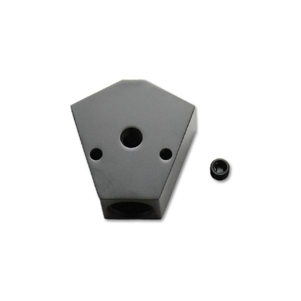  Vibrant ビレット アルミニウム Y-Block フィッティング with 1/8in NPT Port - 1/2in NPT x 1/2in NPT x 1/2in NPT vib10822 HD店