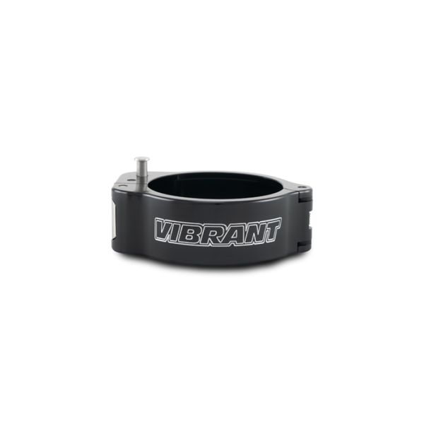  Vibrant 2in O.D. Aluminized HD 2.0 クランプ -アルマイト ブラック (クランプ Only) vib32533 HD店
