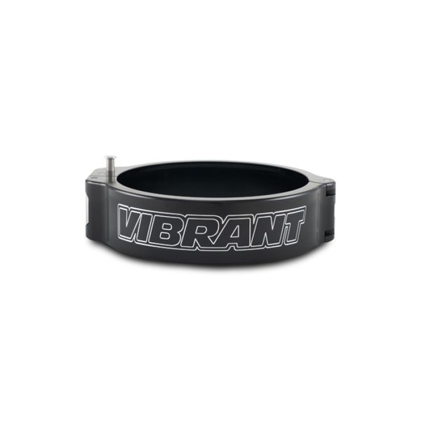  Vibrant 3.50in O.D. Aluminized HD 2.0 クランプ -アルマイト ブラック (クランプ Only) vib32537 HD店