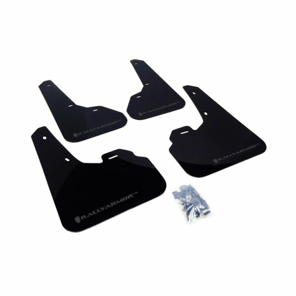 USA߸ˤ Rally Armor 10-13 Mazda3/Speed3 Black UR Mud Flap w/ Grey Lo...