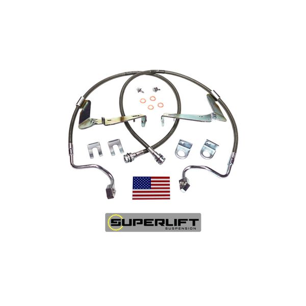  Superlift 08年-10年 フォード F-250/F-350 w/ 6-10in リフトキット (2個) Bullet Proof ブレーキ ホースs slf91560 HD店