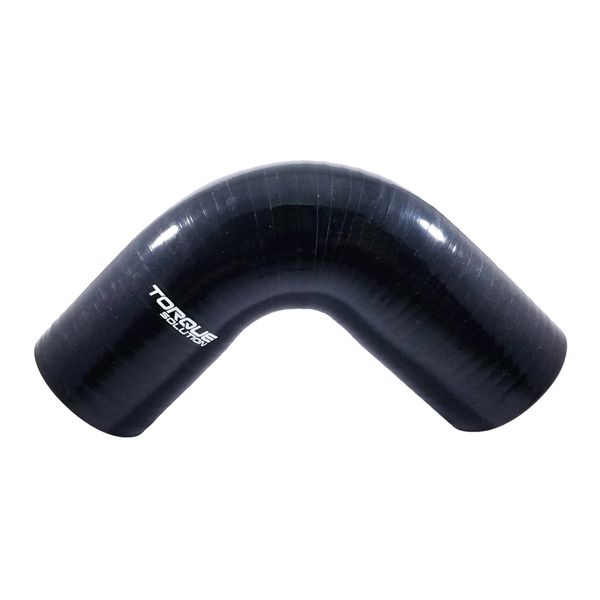 USA߸ˤ Torque Solution 90 Degree Silicone Elbow: 3 inch Black Unive...
