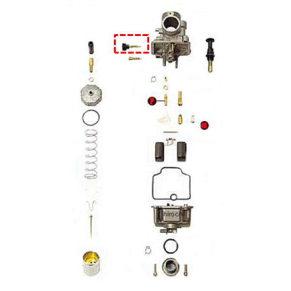 【メーカー在庫あり】 SP武川スロットルスクリューセット（PE24） 022-00-007 JP店