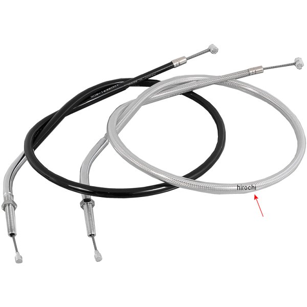 【メーカー在庫あり】 キタコ クラッチケーブル グロム メッシュ 60mmショート 909-1432102 JP店