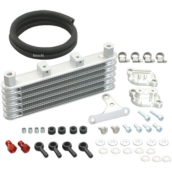 キタコ ニュースーパーオイルクーラーキット グロム シルバー 360-1432930 JP店