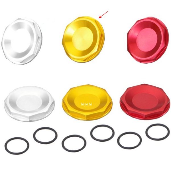 【メーカー在庫あり】 キタコ フロントフォークキャップカバー Z125 ゴールド 500-4030710 JP店