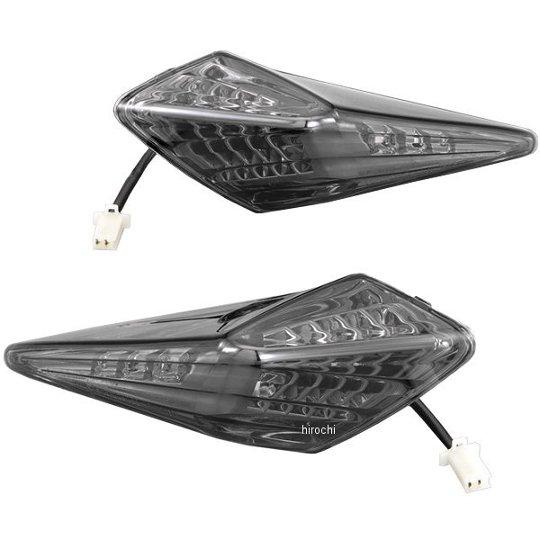 キタコ LED ウインカーランプセット14年-17年 ヤマハ マジェスティSカラー:スモークノーマルウインカー交換ボルトオンタイプリア用高輝度LED採用 左右1セット車種専用に設計されたLEDウインカーです。被視認性に優れた高輝度LEDを採用807-0421310楽天 JP店　