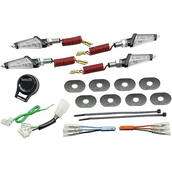 【メーカー在庫あり】 ハリケーン LEDダガーウインカーキット 16年 グロム 黒 クリアレンズ HA5229BC JP店