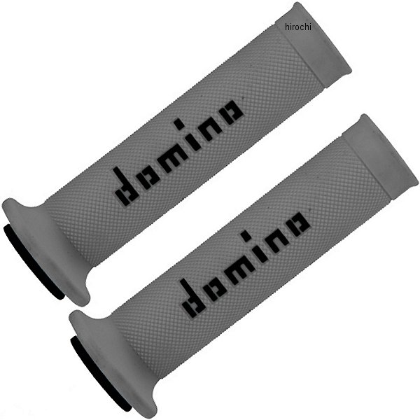 ドミノ domino グリップ レースタイプ 126mm グレー/黒 左右セット A01041C4052 JP店
