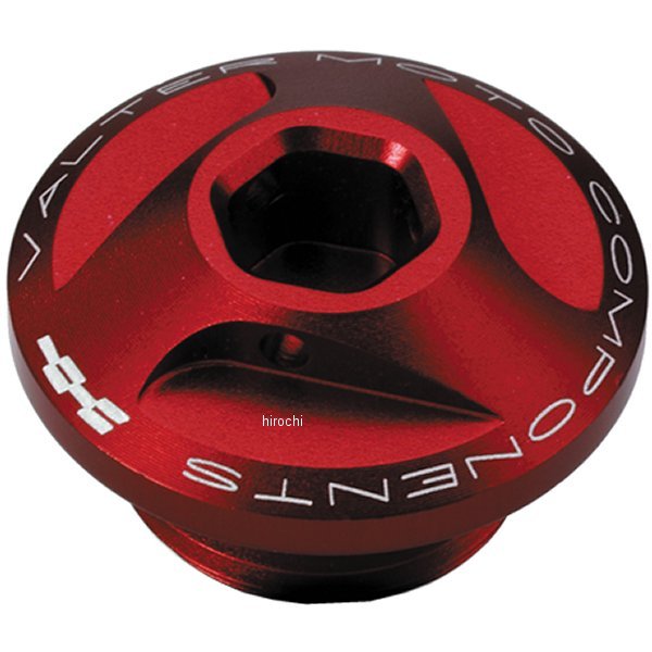 バルターモト Valter Moto オイルフィラーキャップ 07年-12年 ドゥカティ 1198、1098 Φ22mmxP1.50 赤 VMC-TOCX02D JP店