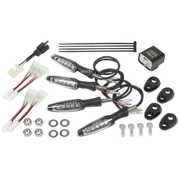 SP武川 ストリームラインLEDウインカーキット Dトラッカー125、KLX125 05-08-0412 JP店
