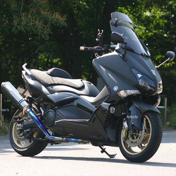 401 cc 〜750 cc  - ノジマエンジニアリング フルエキゾースト DLCチタン 2-1 13年-15年 T-MAX530 黒 NT214GTD-CLK JP店