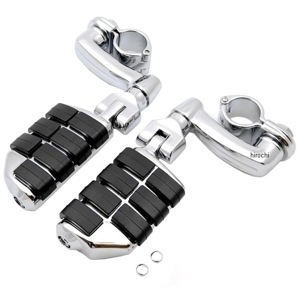クリアキン Kuryakyn ハイウェイペグ ロングホーン オフセット デュアリー クランプ 1.25インチ(32mm) 1624-0035 JP店