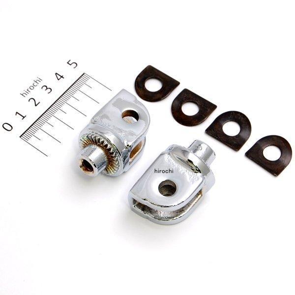 【USA在庫あり】 クリアキン Kuryakyn フットペグ 取付金具 スプライン 左右ペア ホンダ、スズキ、トライアンフ kur8808 JP店