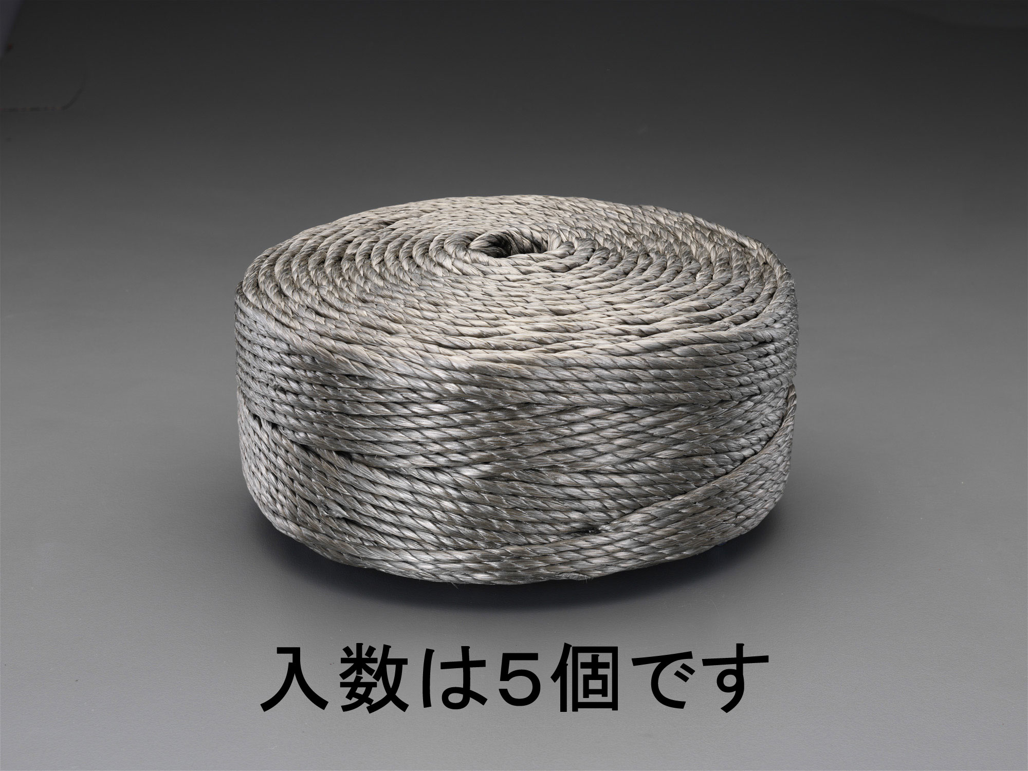 ●サイズ:φ3mm×300m●引張荷重:521N●重量:約600g（1巻あたり）●材質:ポリプロピレン●構造:三つ打ち●伸び率:27％入数は5巻です。000012235480楽天 JP店　