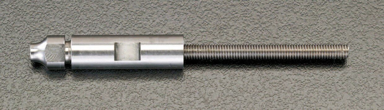 【メーカー在庫あり】 エスコ ESCO 4mm/M6 ワイヤー止め金具(右ねじ/ステンレス製) 000012017032 JP店