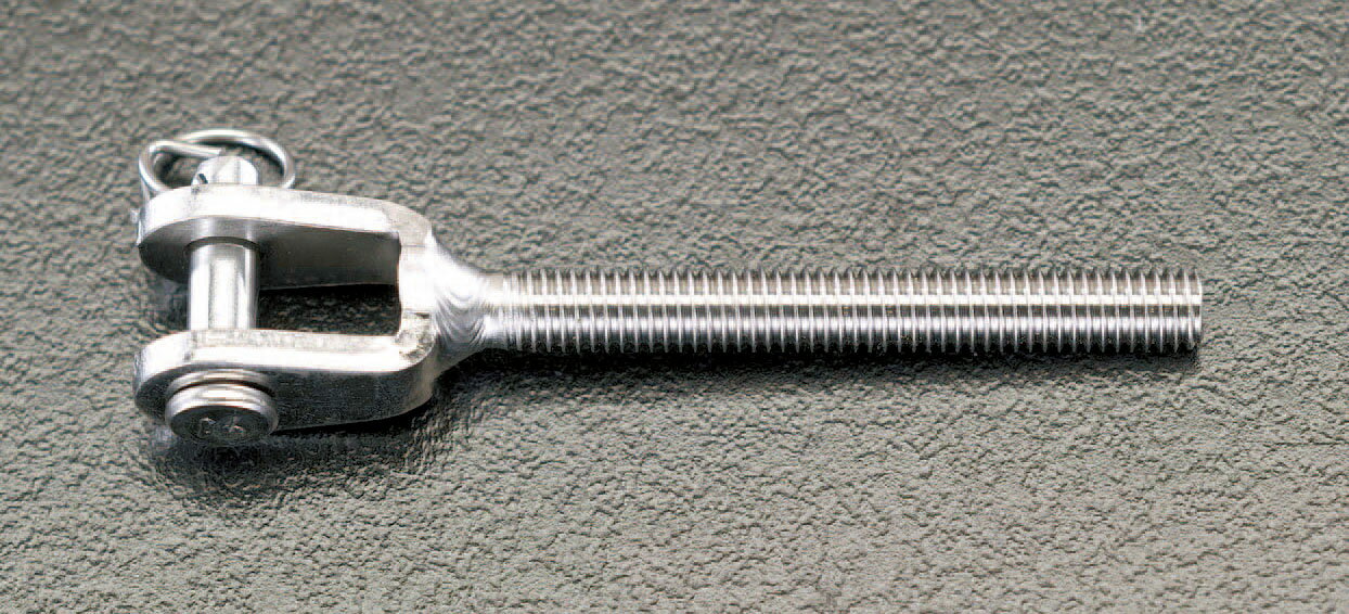 【メーカー在庫あり】 エスコ ESCO M10 x 63mm 止め金具(右 オスねじ/ステンレス製) 000012017148 JP店