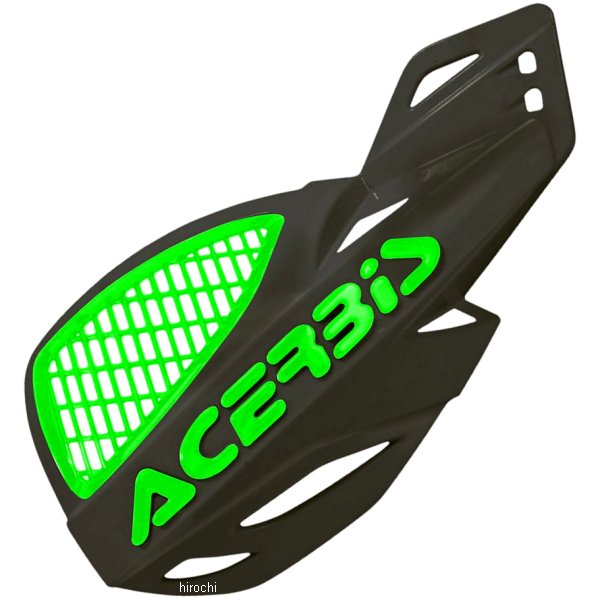 【USA在庫あり】 アチェルビス ACERBIS Vented Uniko ハンドガード 黒/緑 acb2072671043 JP店