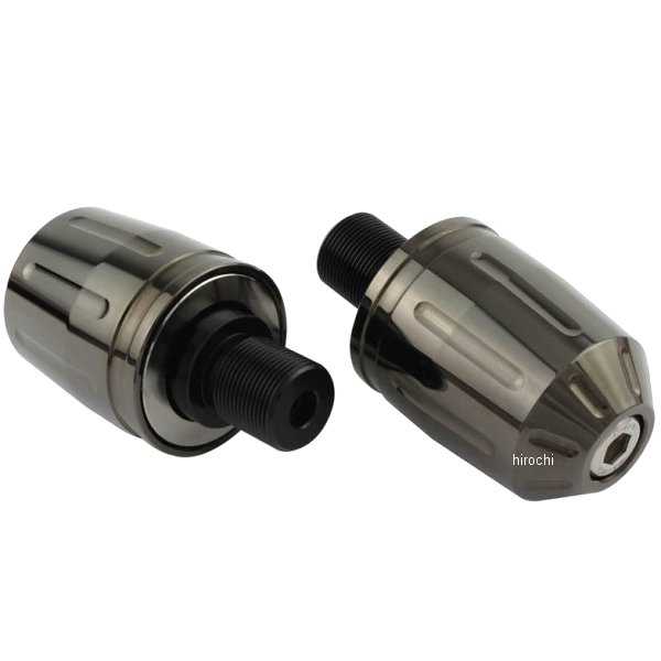 【メーカー在庫あり】 ポッシュ POSH ウルトラヘビーバーエンドタイプ2 M17 カワサキ用 ブラッククローム 033989-66-10 JP店