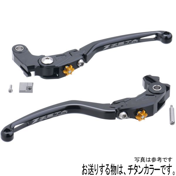 【メーカー在庫あり】 ジータ ZETA パイロット レバーセット チタンカラー 06年-19年 GSXR600 ZS63-0418 JP店