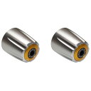 【メーカー在庫あり】 ユーカナヤ U-KANAYA アルミビレットハンドルバーエンド グルーヴタイプ MT-10/MT-10SP シルバー/ゴールド BEGVSV-YA047-GD JP店