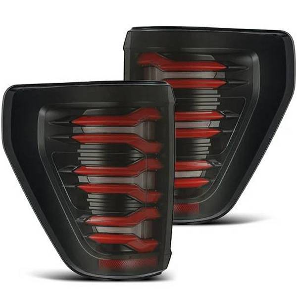  AlphaRex LUXXシリーズ LED テールライト ブラック/レッド21年-22年 フォード F-150 arx653030 JP店