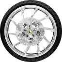 【USA在庫あり】 COASTAL MOTO ホイール フロント HURRICANE W/TIRE ABS (TPMS) CH 21" 08-23 TOUR 0335-0017 JP店