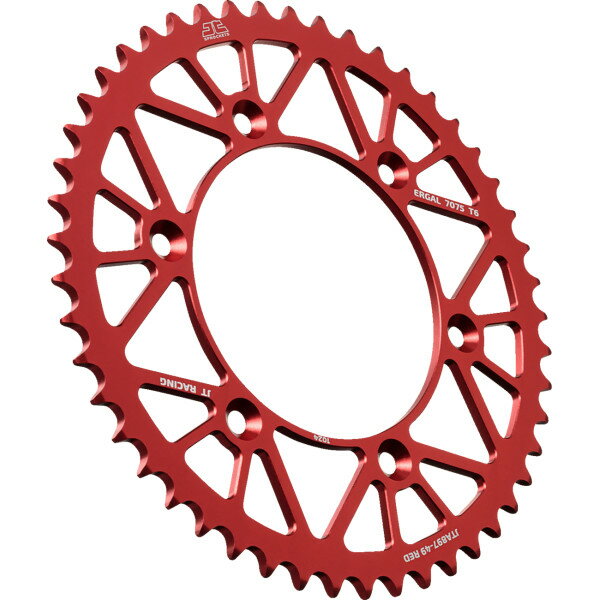 【USA在庫あり】 JT スプロケット JT Sprockets スプロケット リア 49T KTM/HUSKY/GAS GAS レッド 1211-2856 JP店