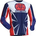 【USA在庫あり】 MOOSE OFFROAD Agroid メッシュジャージ ユース レッド/ホワイト/ブルー LG 2912-2526 JP店