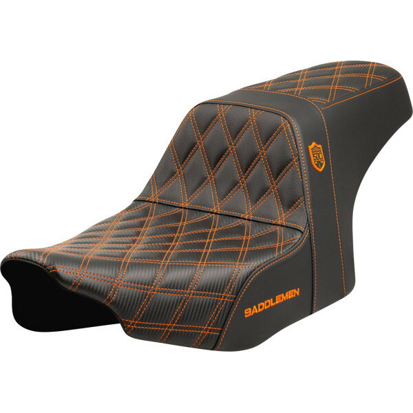 樂天商城 - 【USA在庫あり】 サドルメン Saddlemen シート SDC PERFORMANCE グリップ オレンジ ステッチ 0801-2002 JP店