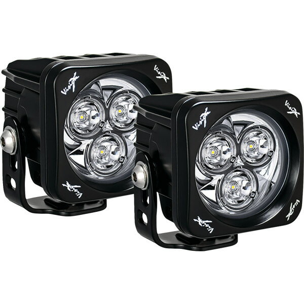 【USA在庫あり】 ビジョンエックス VISION X ライトキャノン CG2 3インチ スクエア クリアレンズ 2001-2882 JP店