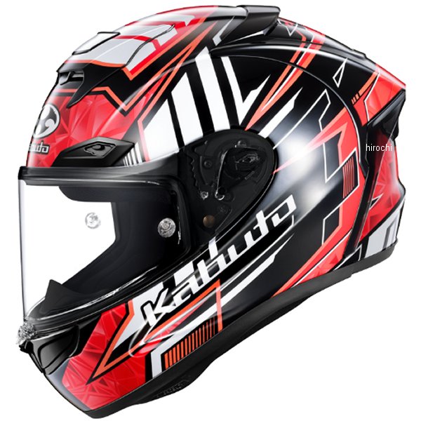 オージーケーカブト OGK KABUTO フルフェイスヘルメット F-17 VELLIO ブラックレッド XSサイズ 4966094636340 JP店(2)