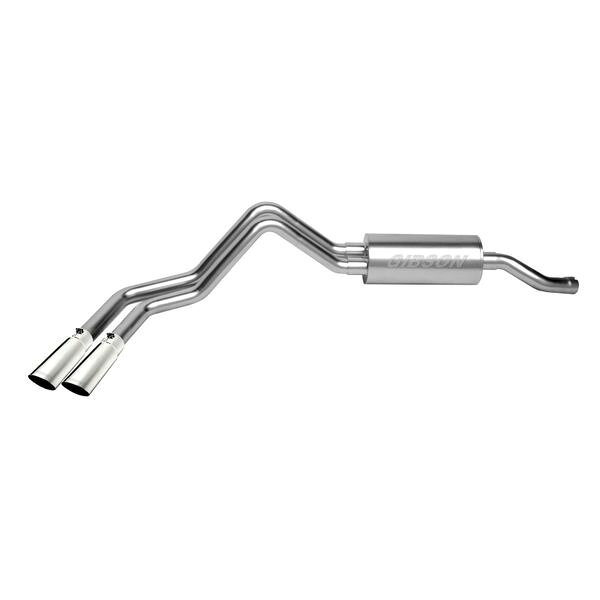  Gibson 01-05 Ford Ranger XL 2.3L 1.75in Cat-Back Dual Sport Exhaust - Aluminized gib9802 JP店